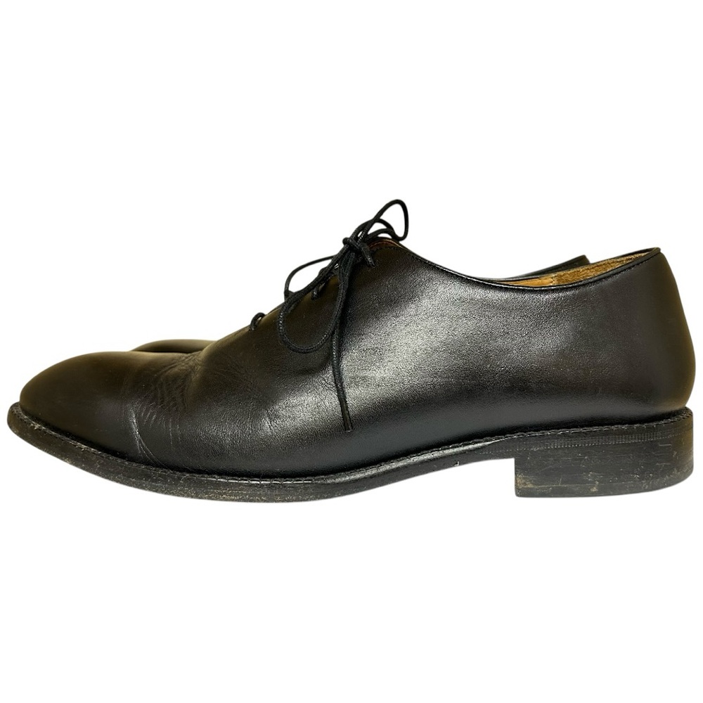 Beckett Simonon Shoe Men Size 11 Black Leather Casual Dress Sleek Flat Smooth - Picture 4 of 10